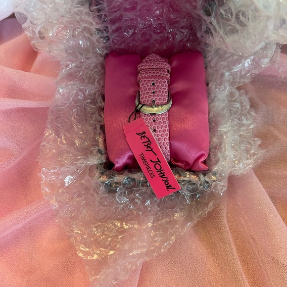 Betsey Johnson Pink Monkey Women's Watch - Picture 8 of 9
